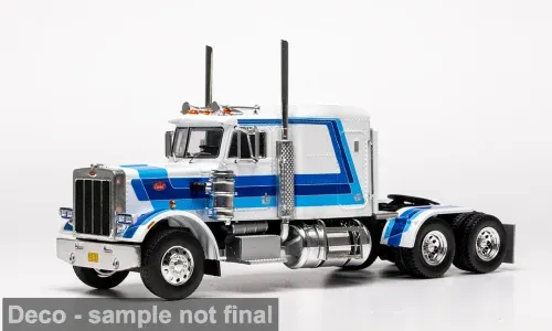 1:43 Ixo - Peterbilt 359, weiss/blau, 1980