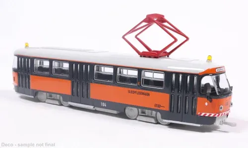 1:87 Brekina - Tatra T3/T4, 1970, Gera Gleispflegewagen