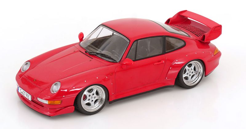 1:18 KK Scale - Porsche 911 (993) GT2 Speedline Felgen 1996 rot