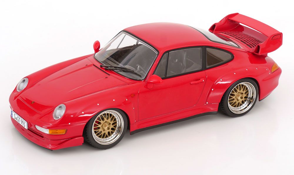 1:18 KK Scale - Porsche 911 (993) GT2 BBS Felgen 1996 rot