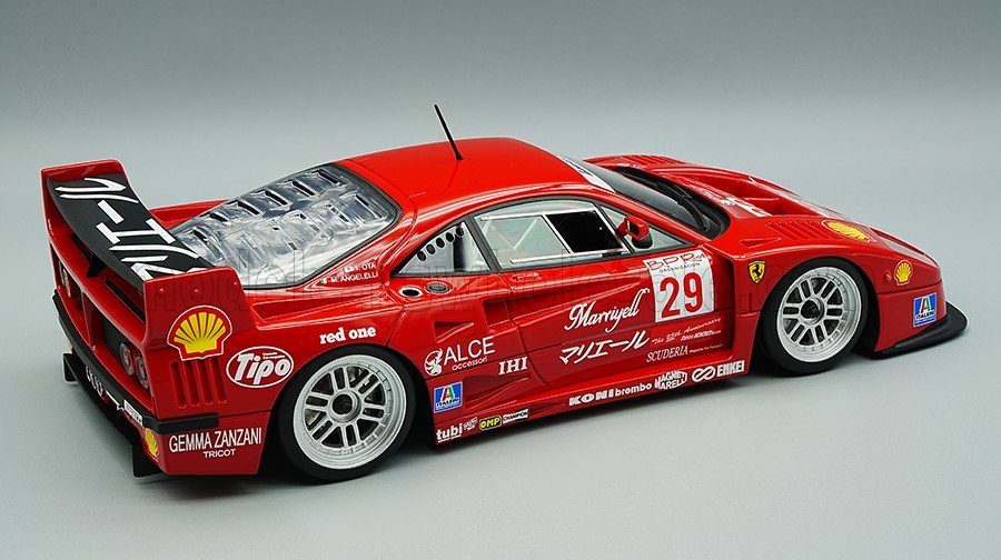 1:12 Tecnomodel - Ferrari F40 LM 3.5L Turbo V8 #29 BPR Suzuka 1996 M. Angelelli - T. Ota