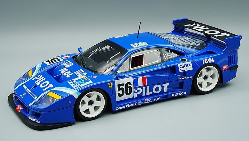 1:12 Tecnomodel - Ferrari F40 LM 3.5L Turbo V8 Team Pilot Pen Racing #56 24h Le Mans 1996 M. Ferté - O. Thévenin - N. Leboissetier
