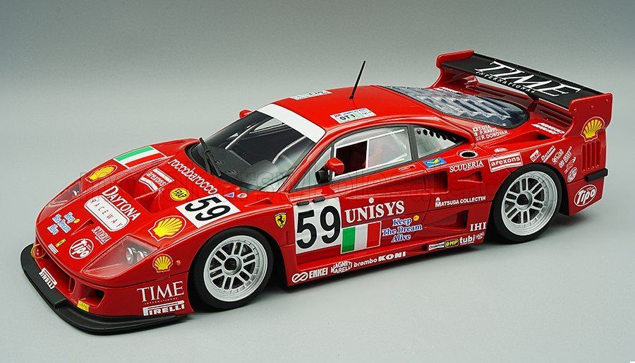 1:12 Tecnomodel - Ferrari F40 LM 3.5L Turbo V8 Team Ennea SRL #59 24h Le Mans 1996 P. Nappi - R. Donovan - T. Ota
