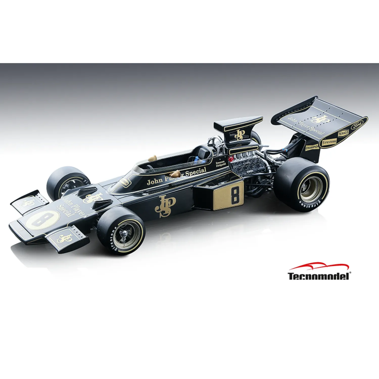 1:12 Tecnomodel - Lotus F1 72 #8 World Champion Winner British GP 1972 E. Fittipaldi 1:12 Tecnomodel - Lotus F1 72 #8 World Champion Winner British GP 1972 E. Fittipaldi