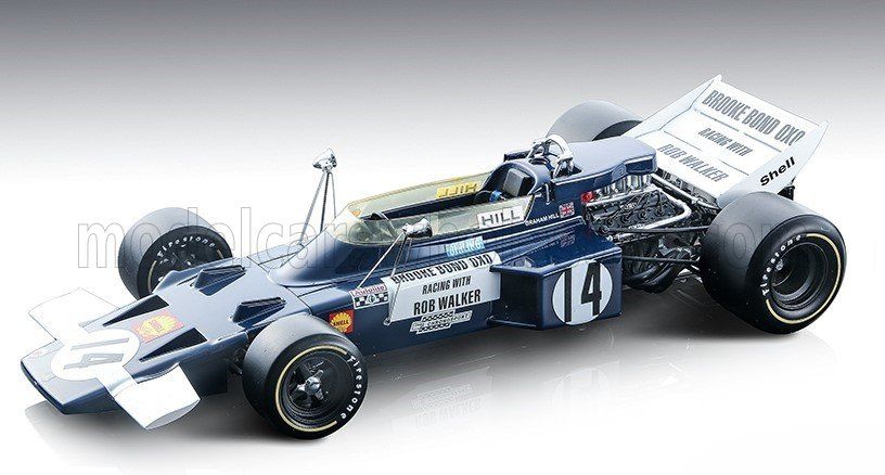 1:12 Tecnomodel - Lotus F1 72 #14 Mexico GP 1970 G. Hill