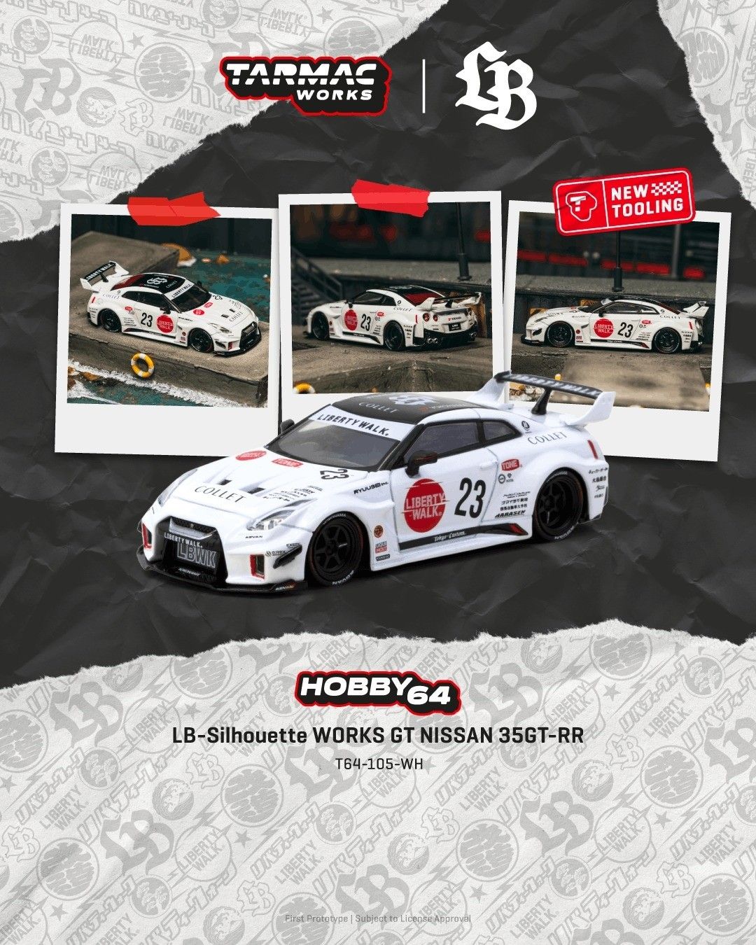 1:64 Tarmac - 2026 Nissan GT-R (R35) LB-Silhouette Works #23