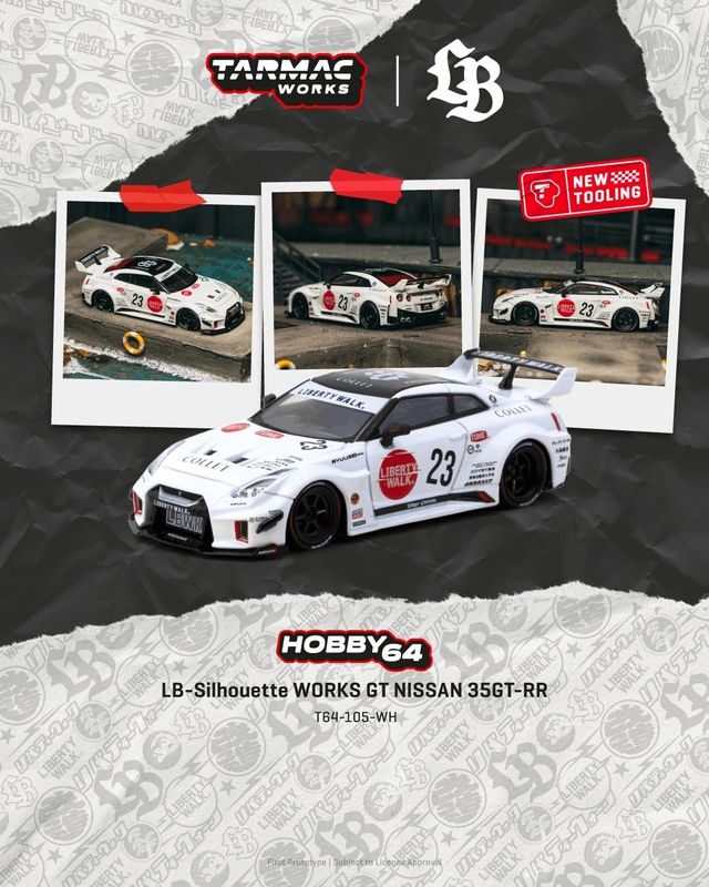 1:64 Tarmac - 2026 Nissan GT-R (R35) LB-Silhouette Works #23