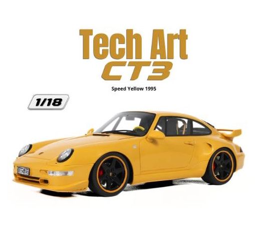 1:18 GT Spirit - 1995 TechArt Porsche CT3 Speed Yellow