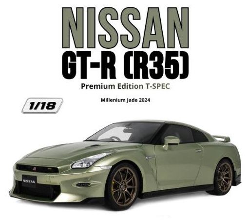 1:18 GT Spirit - 2024 Nissan GT-R (R35) Premium Edition T-Spec Millennium Jade