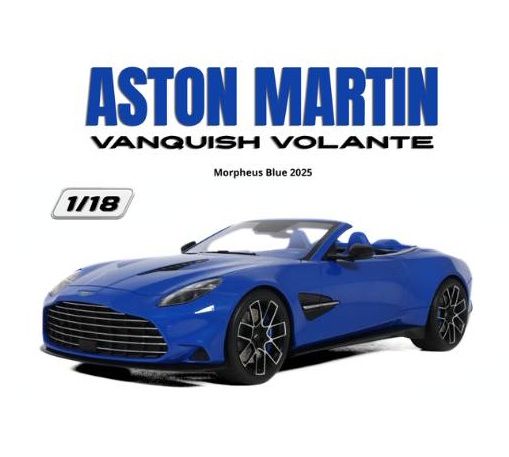 1:18 GT Spirit - 2025 Aston Martin Vanquish Volante Morpheus Blue