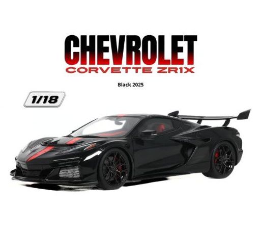 1:18 GT Spirit - 2025 Chevrolet Corvette ZR1X Black