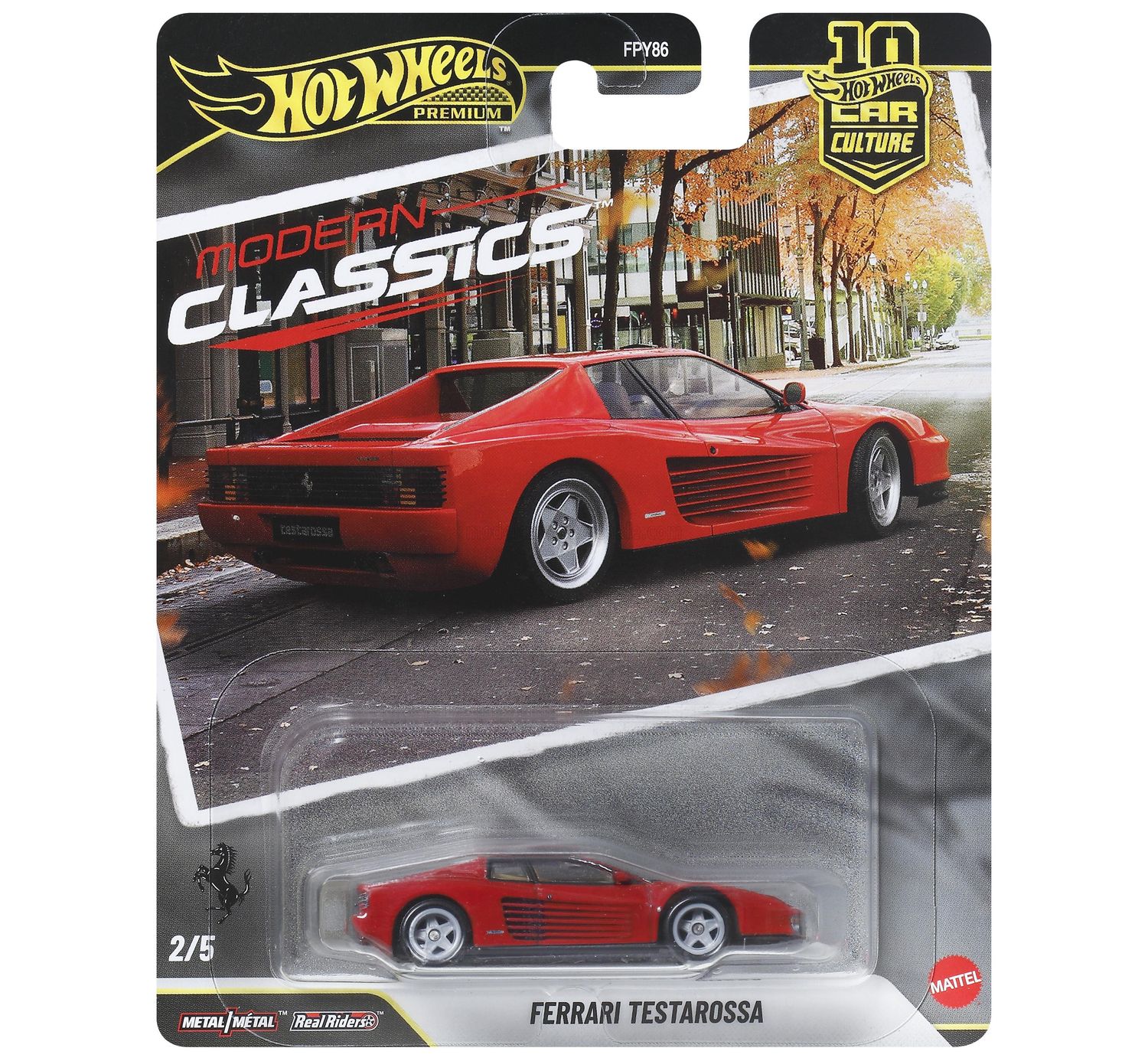 1:64 Hot Wheels - 1984 Ferrari Testarossa Red *Premium Series*