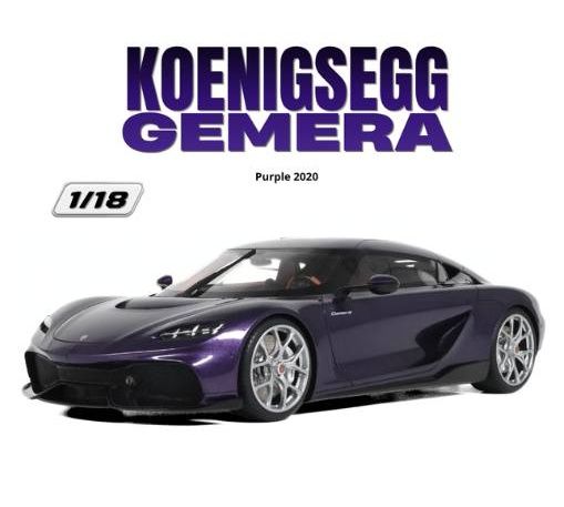 1:18 GT Spirit - 2020 Koenigsegg Gemera Purple