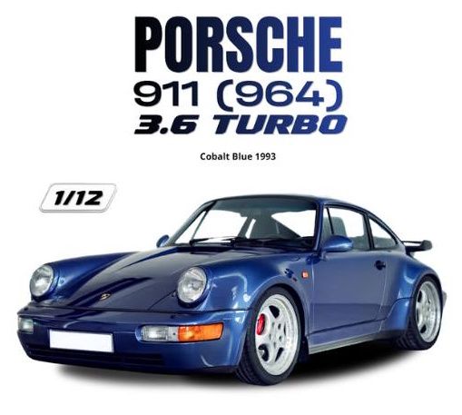 1:12 GT Spirit - 1993 Porsche 911 (964) 3.6 Turbo Cobalt Blue