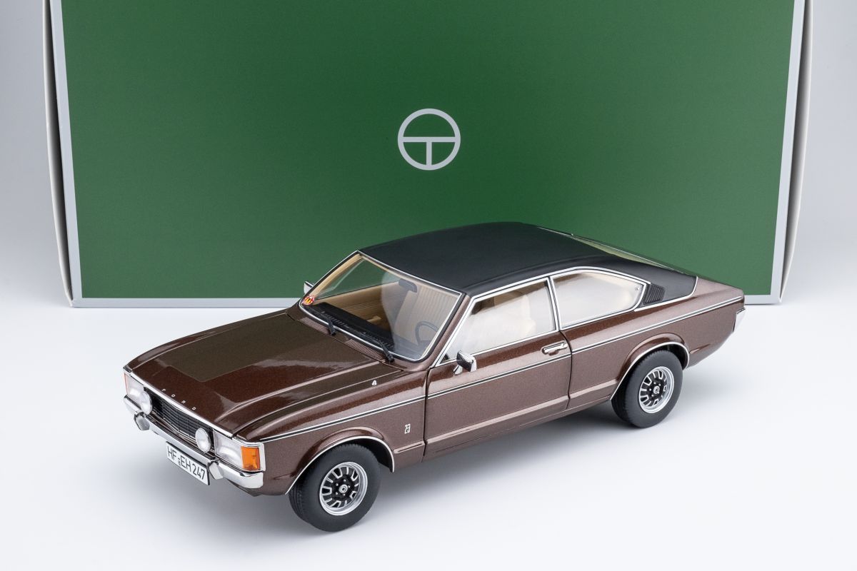 1:18 Touring Modelcars - Ford Granada Coupé 2. Series (1975) - Montana Brown Met.