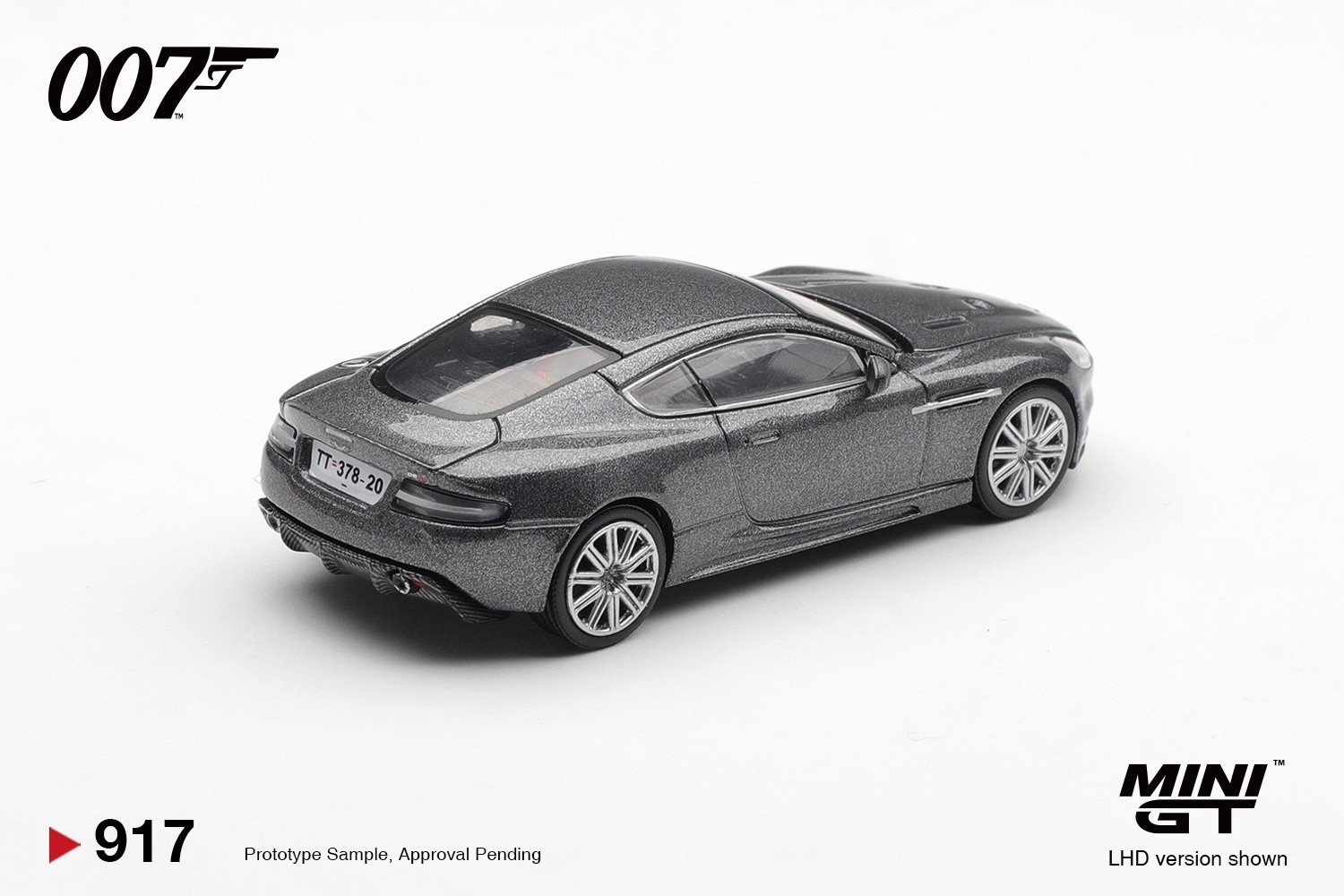 1:64 Mini GT - 2006 Aston Martin DBS *Casino Royale* Japanese Blister Packaging