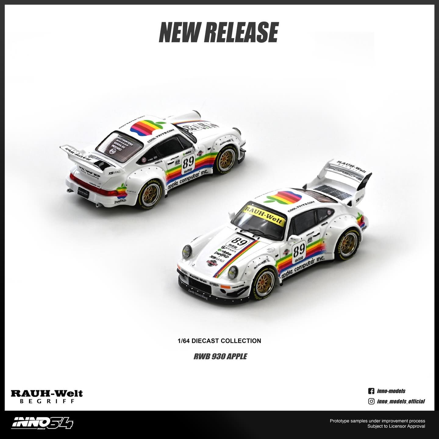 1:64 Inno64 - RWB 930 #89 Apple Livery