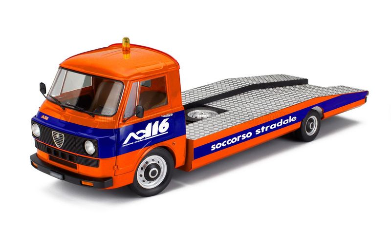 1:43 Mitica Diecast - 1977 Alfa Romeo A12 (F12) Abschleppwagen ACI Pannenhilfe 1:43 Mitica Diecast - 1977 Alfa Romeo A12 (F12) Abschleppwagen ACI Pannenhilfe