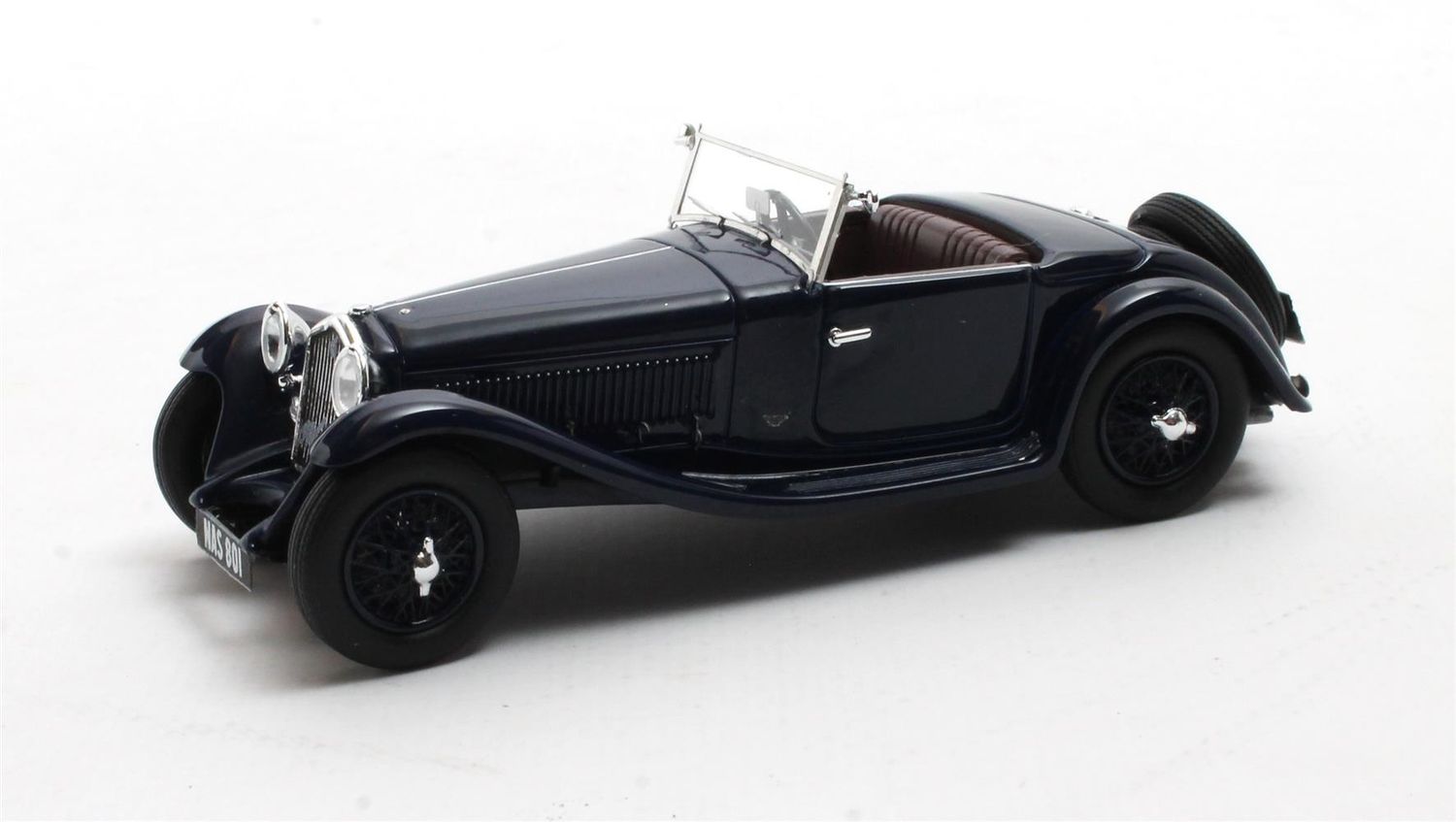 1:43 Matrix - Alfa Romeo 6C 1750SV Figoni blue 1932