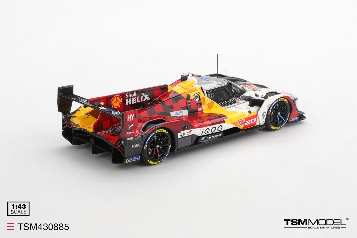 1:43 TSM - BMW M Hybrid 4.0L Turbo V8 Team WRT #20 24h Le Mans 2025 R. Frijns - R. Rast - S. Van Der Linde