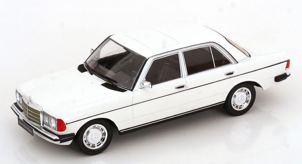 1:18 KK Scale - Mercedes 230E W123 1975 weiß *Repdroduktion*