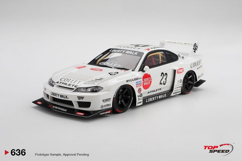 1:18 TSM - 2024 Nissan Silvia (S15) Coupe #23 LB Super Silhouette Athlete 1:18 TSM - 2024 Nissan Silvia (S15) Coupe #23 LB Super Silhouette Athlete