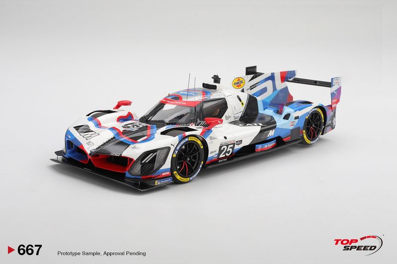 1:18 TSM - BMW M Hybrid 4.0L Turbo V8 Team RLL #25 IMSA 12h Sebring 2025 R. Frijns - S. Van Der Linde - M. Wittmann 1:18 TSM - BMW M Hybrid 4.0L Turbo V8 Team RLL #25 IMSA 12h Sebring 2025 R. Frijns - S. Van Der Linde - M. Wittmann