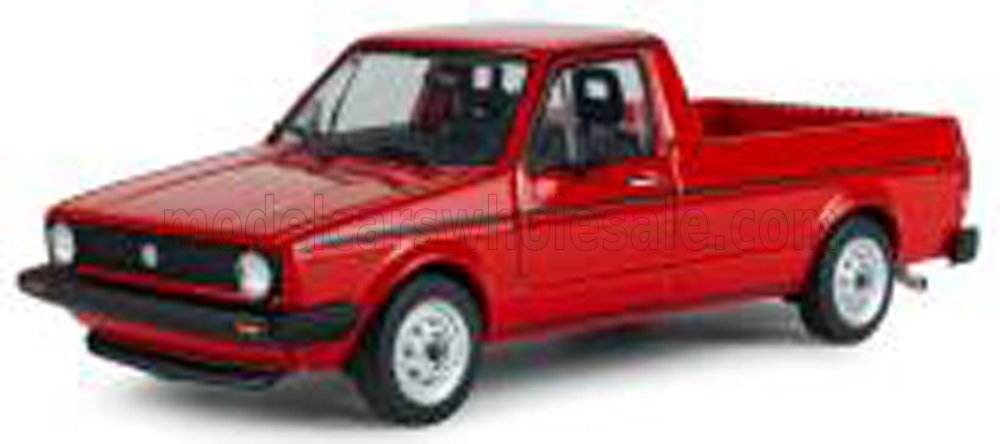 1:43 Solido - 1982 Volkswagen Caddy Pick-Up Red