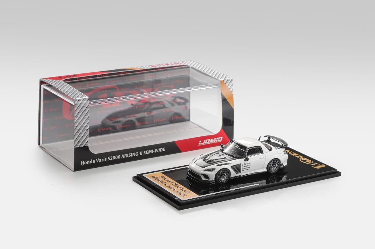 1:64 Liomio - Honda S2000 Varis Arising-II Semi-Wide Ver., white