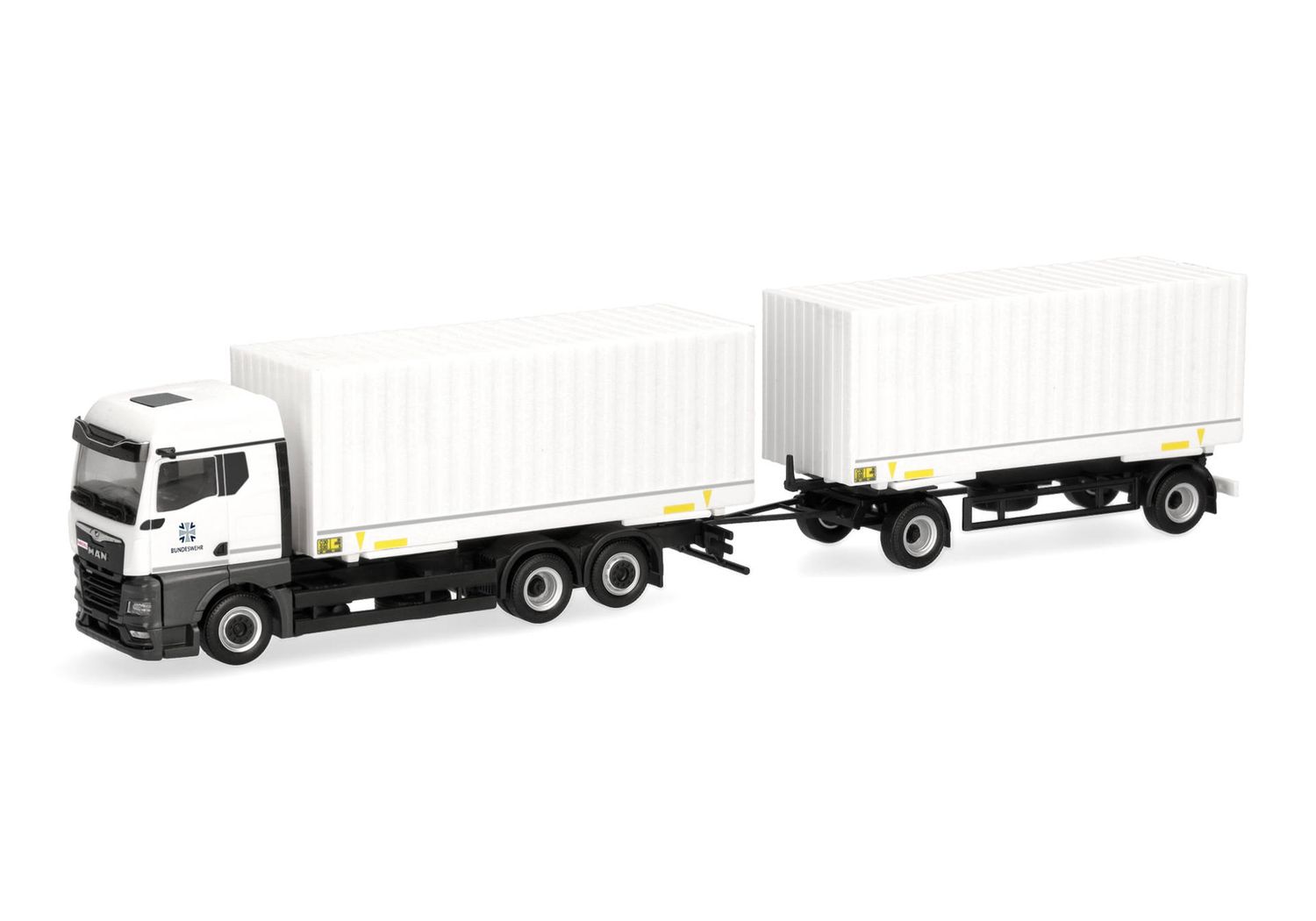 1:87 Herpa - MAN TGX GM Wechselkoffer-Hängerzug 