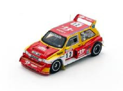 1:43 Spark - MG Metro 6R4 No.12 Tour de Corse 1986 D. Auriol - B. Occelli