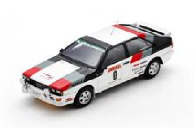 1:43 Spark - Audi quattro No.0 Audi Sport Rally Urbibel Algarve 1980 H. Mikkola - A. Hertz