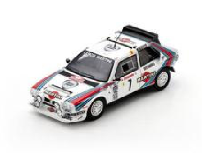 1:43 Spark - Lancia Delta S4 #7 Winner Monte Carlo Rally 1986 H. Toivonen - S. Cresto