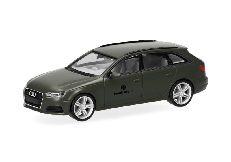 1:87 Herpa - Audi A4 Avant 1:87 Herpa - Audi A4 Avant "Bundeswehr Fuhrpark", mattoliv