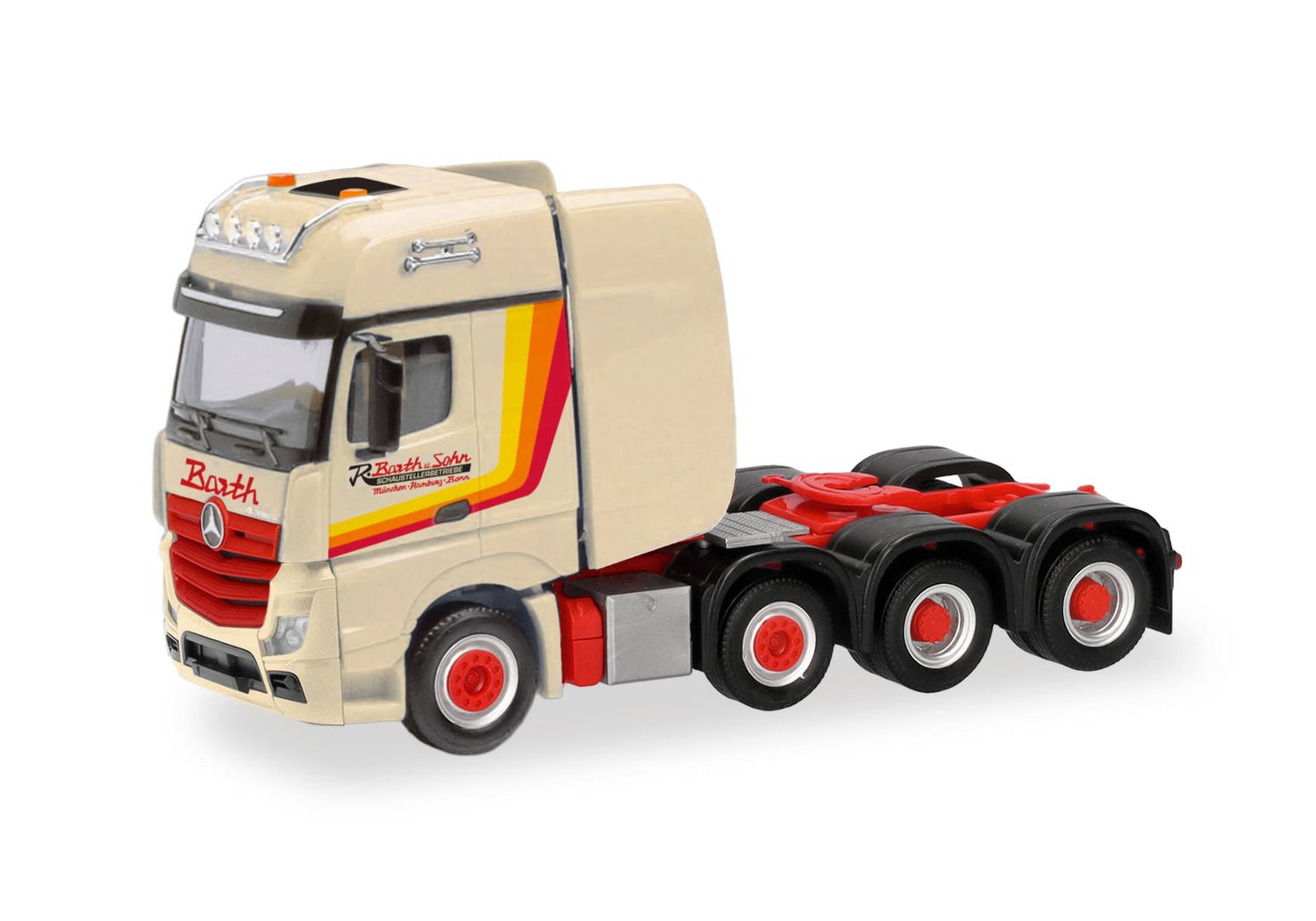 1:87 Herpa - Mercedes-Benz Actros Gigaspace Schwerlastzugmaschine 4achs 