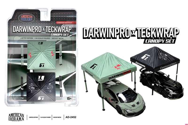 1:64 American Diorama - DarwinPro x Teckwrap Canopy set 1:64 American Diorama - DarwinPro x Teckwrap Canopy set