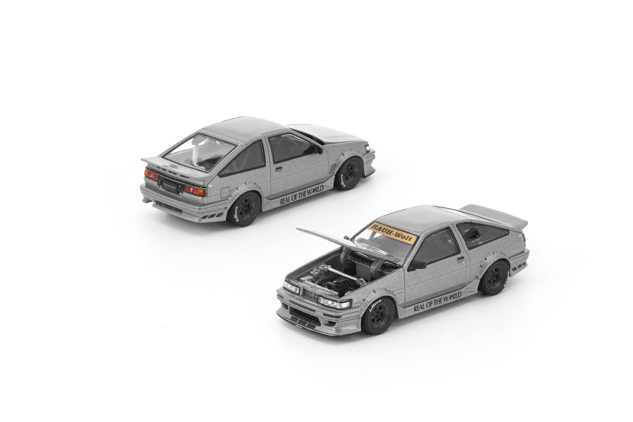 1:64 Pop Race Limited - WB AE86, matte grey *Enigma Exclusive*