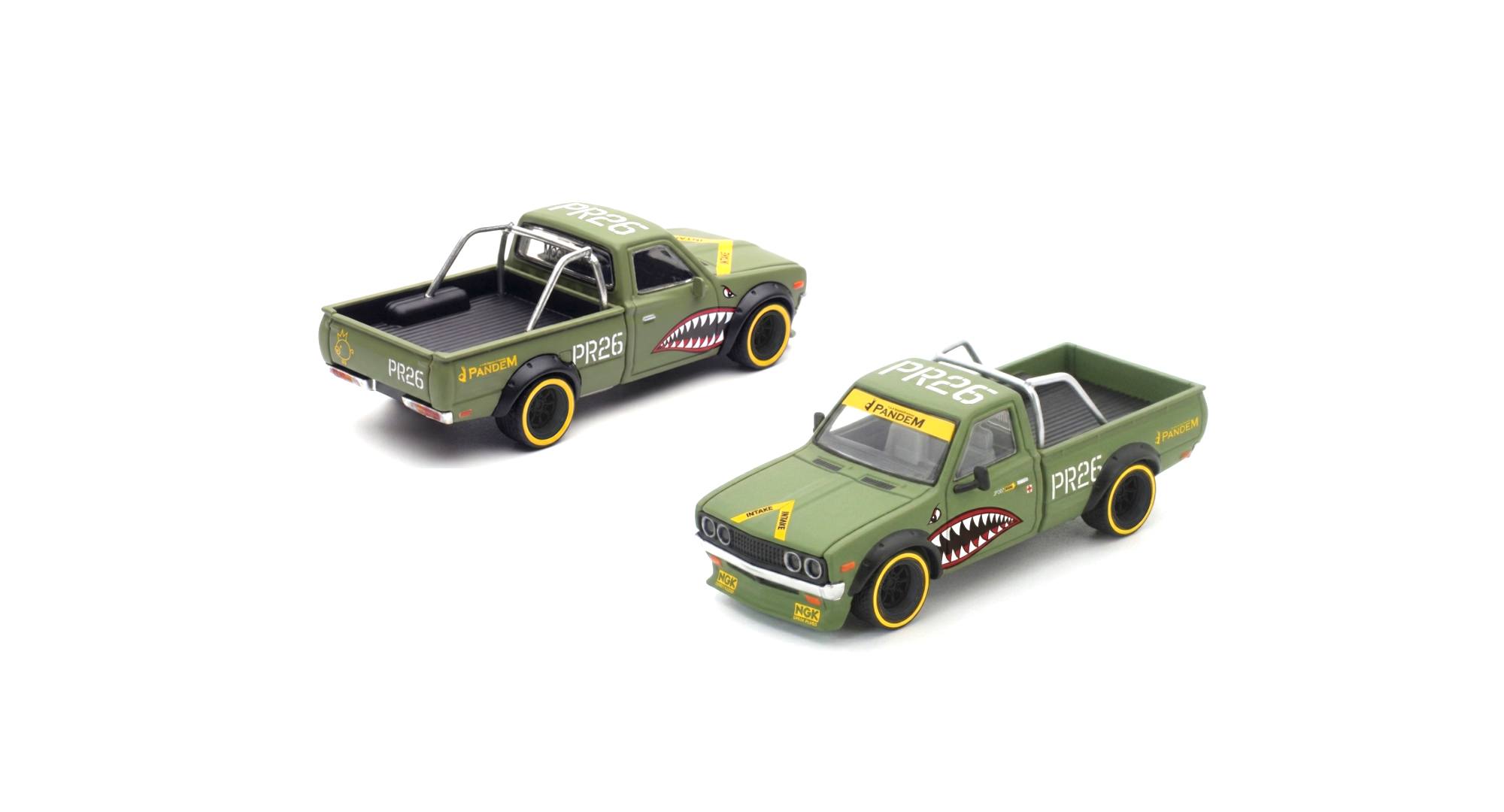 1:64 Pop Race Limited - Pandem 620, fighter green *Enigma Exclusive*