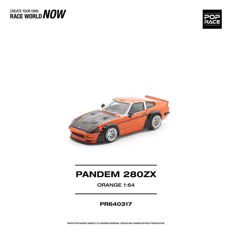 1:64 Pop Race Limited - Pandem 280ZX, orange 1:64 Pop Race Limited - Pandem 280ZX, orange
