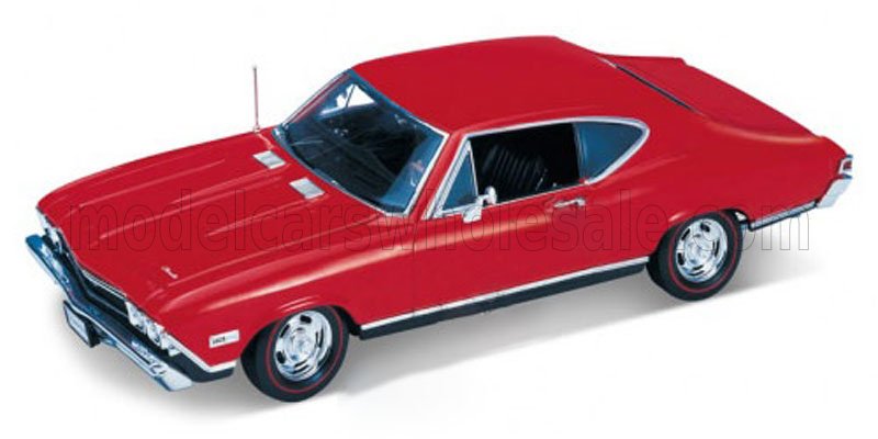 1:18 Welly - 1968 Chevrolet Chevelle SS 396 Coupe Red