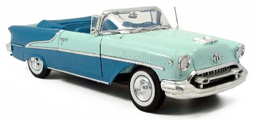 1:18 Welly - 1955 Oldsmobile Super 88 2 Tone Green