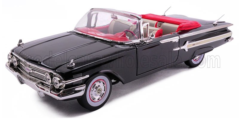 1:18 Welly - 1960 Chevrolet Impala Cabriolet Black