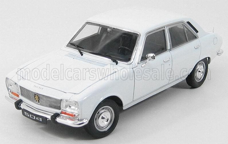 1:18 Welly - 1975 Peugeot 504 White