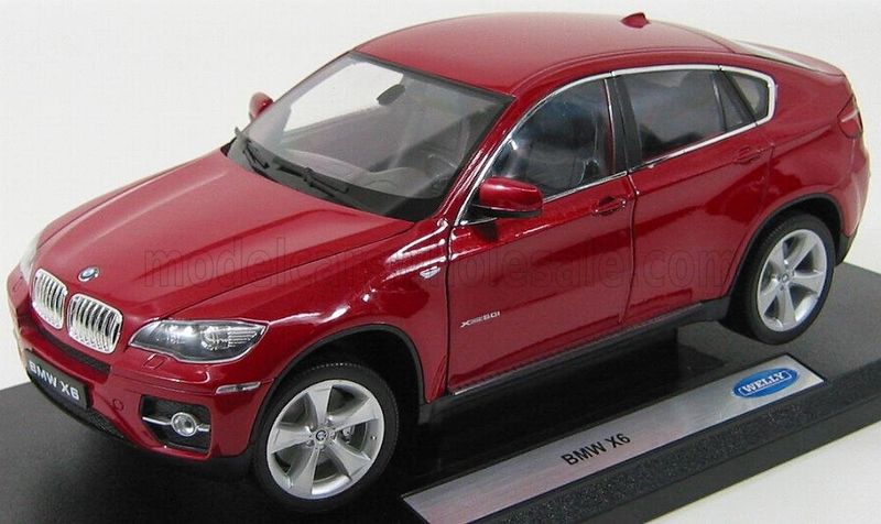 1:18 Welly - 2008 BMW X6 Red Metallic