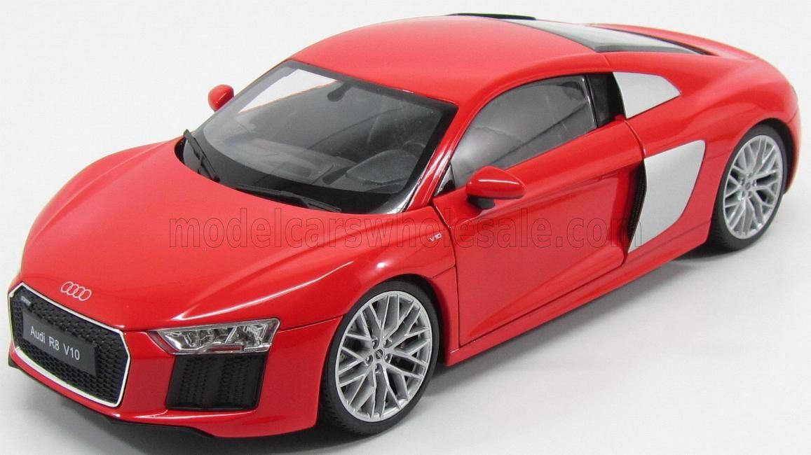 1:18 Welly - 2016 Audi R8 V10 Plus Coupe Red