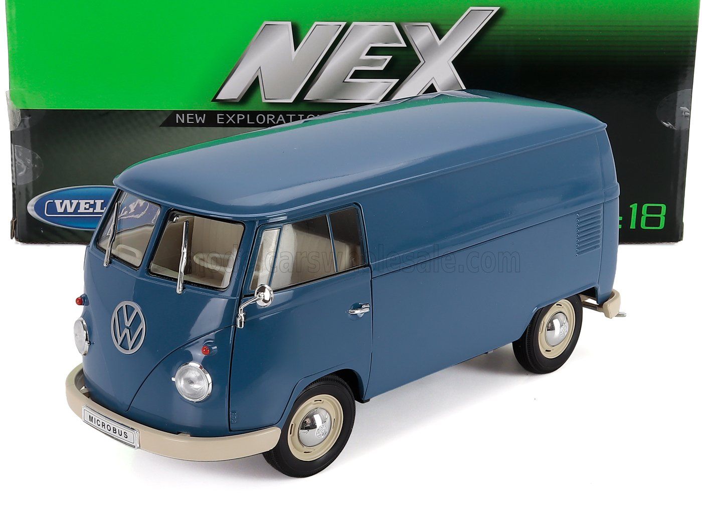 1:18 Welly - 1963 Volkswagen T1 Van Blue
