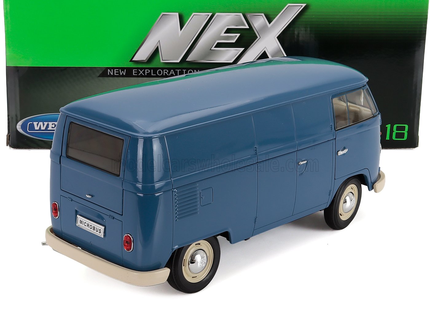 1:18 Welly - 1963 Volkswagen T1 Van Blue