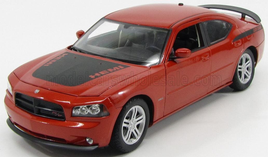 1:18 Welly - 2006 Dodge Charger R/T Hemi Daytona Copper Metallic Black