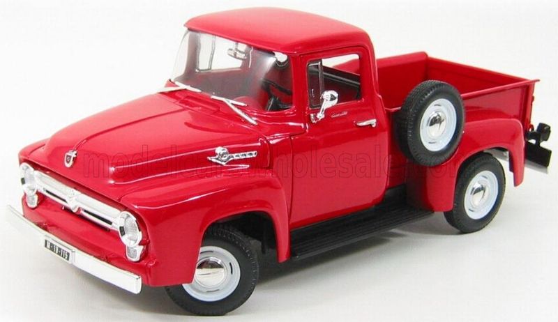 1:18 Welly - 1956 Ford F-100 Pick-Up Red 1:18 Welly - 1956 Ford F-100 Pick-Up Red