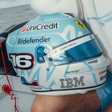1:5 Looksmart Helmets - Charles Leclerc – Scuderia Ferrari HP Miami GP 2026